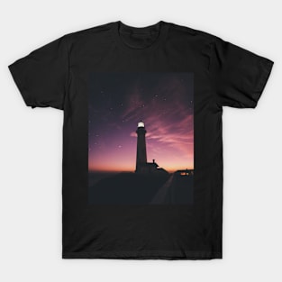 Light House With a Beautiful Sky T-Shirt